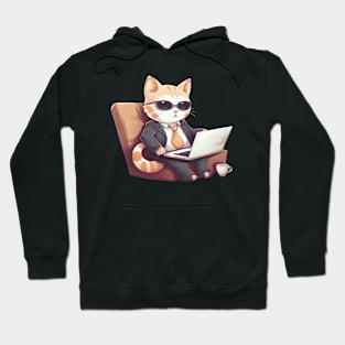 The Entrepreneurial Cat Hoodie